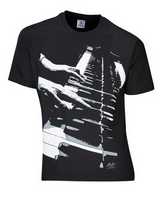 T-Shirt Piano Hands Lizenz M