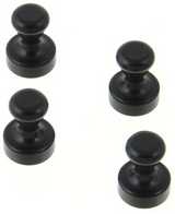 Mini Note Magnets Black