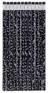 Pencil Black Set Of 12