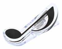 Klammer agifty Clip Achtelnote schwarz