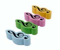 Radiergummi agifty Eraser Violinschlüssel-Set