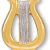 Anstecker mit Motiv Art of Music Lyra A23