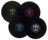 Record Coasters Set 4 pcs