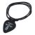 Collar with Pendant Black