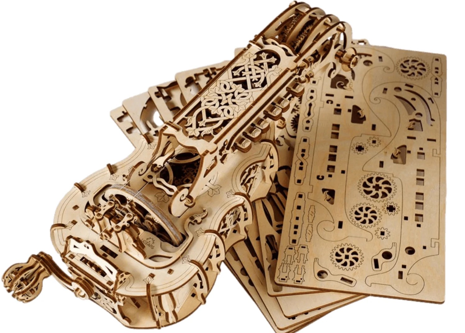 Hurdy Gurdy Drehleier als DIY Bausatz
